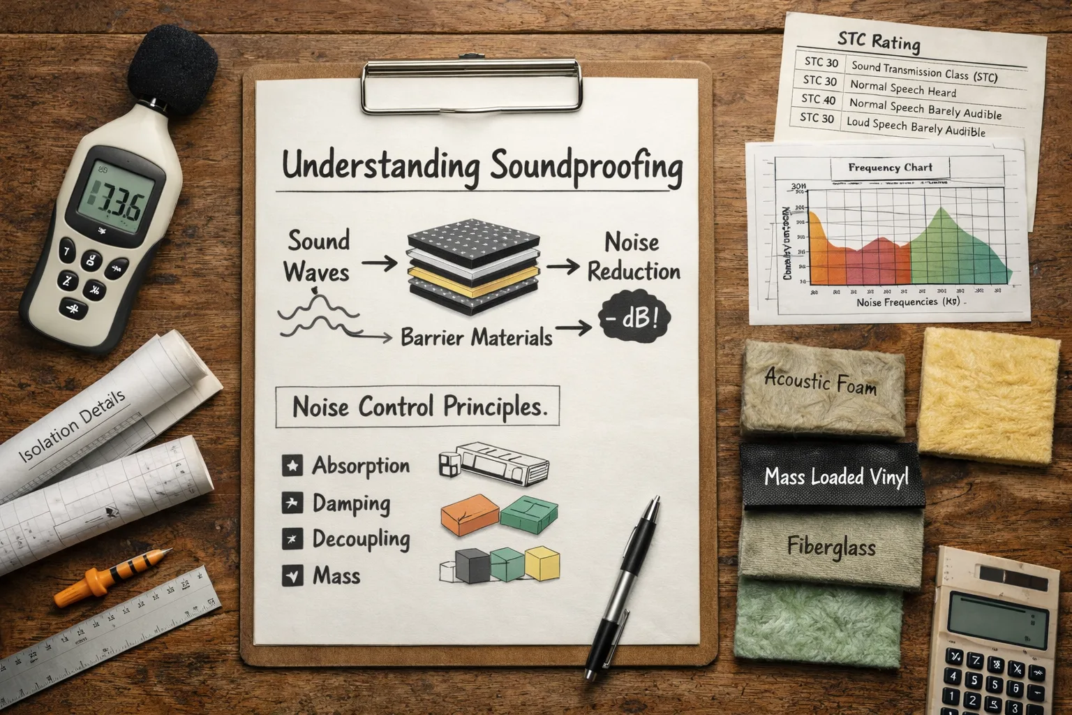 Müraisolatsiooni teooria: kuidas materjalid toimivad